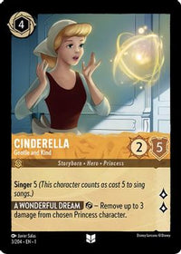 Cinderella - Gentle and Kind - Uncommon - 3/204 - Cold Foil-Kantocards