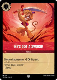 He's Got A Sword! - 132/204 - Common-Kantocards