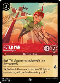 Peter Pan - Fearless Fighter - 119/204 - Common - Cold Foil-Kantocards