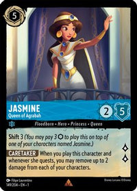 Jasmine - Queen of Agrabah - 149/204 - Rare - Cold Foil-Kantocards