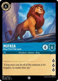 Mufasa - King of the Pride Lands - 155/204 - Common-Kantocards