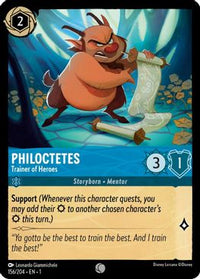 Philoctetes - Trainer of Heroes - 156/204 - Common - Cold Foil-Kantocards