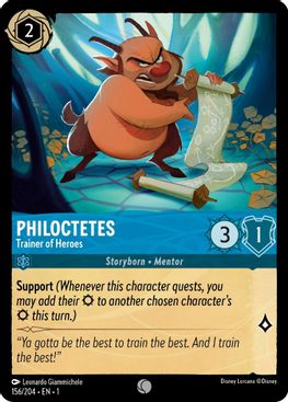 Philoctetes - Trainer of Heroes  - 156/204 - Common - Cold Foil