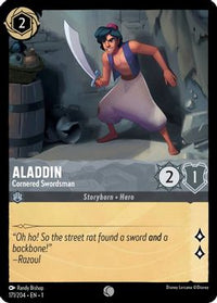 Aladdin - Cornered Swordsman - 171/204 - Common - Cold Foil-Kantocards
