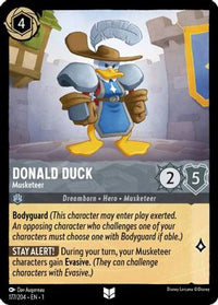 Donald Duck - Musketeer - 177/204 - Uncommon-Kantocards
