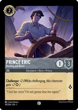 Prince Eric - Dashing and Brave  - 187/204 - Common