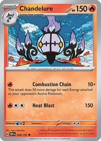 Chandelure 038/197 - Uncommon-Kantocards