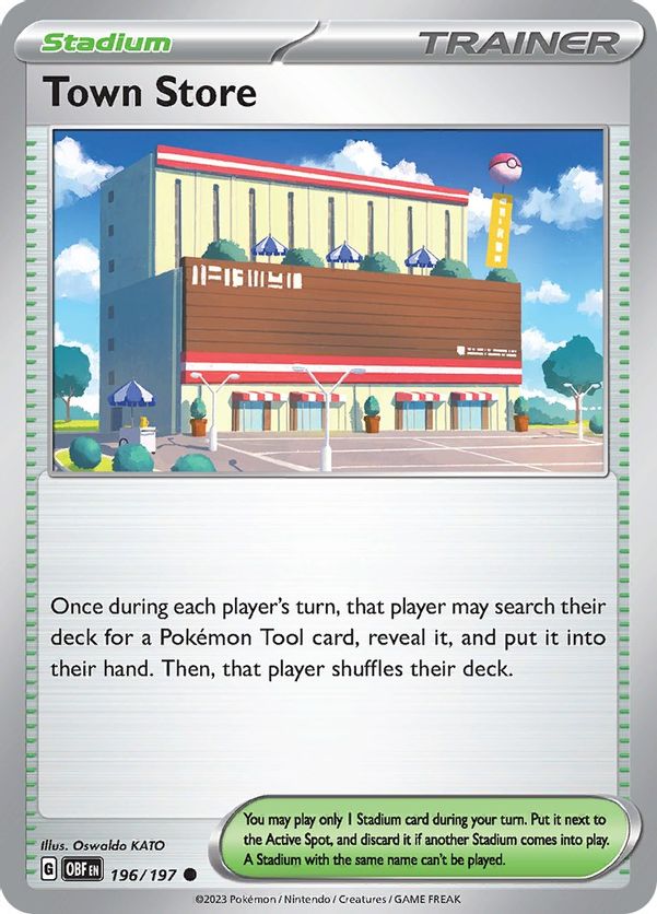 Town Store 196/197 - Common-Kantocards