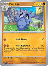 Pupitar 106/197 - Uncommon - Reverse Holo-Kantocards