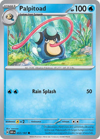 Palpitoad 051/197 - Common - Reverse Holo-Kantocards