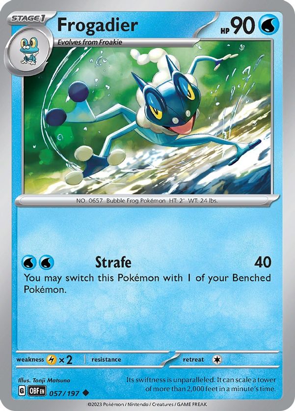 Frogadier 057/197 - Uncommon - Reverse Holo