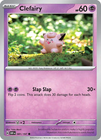 Clefairy 081/197 - Common - Reverse Holo-Kantocards