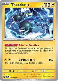 Thundurus 070/197 - Rare-Kantocards