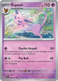 Espeon 086/197 - Uncommon-Kantocards