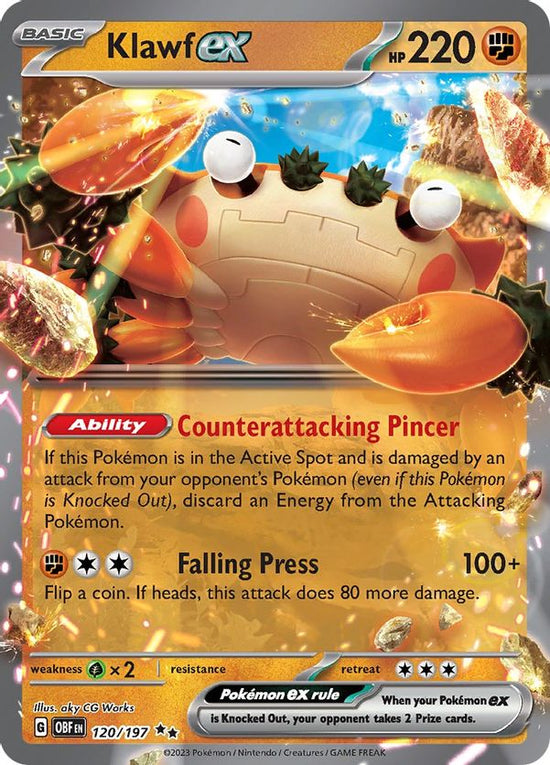 Klawf ex 120/197 - Double Rare (ESPAÑOL)
