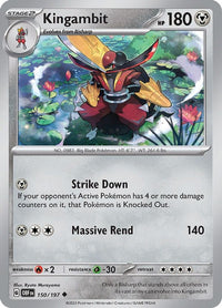 Kingambit 150/197 - Uncommon - Reverse Holo-Kantocards