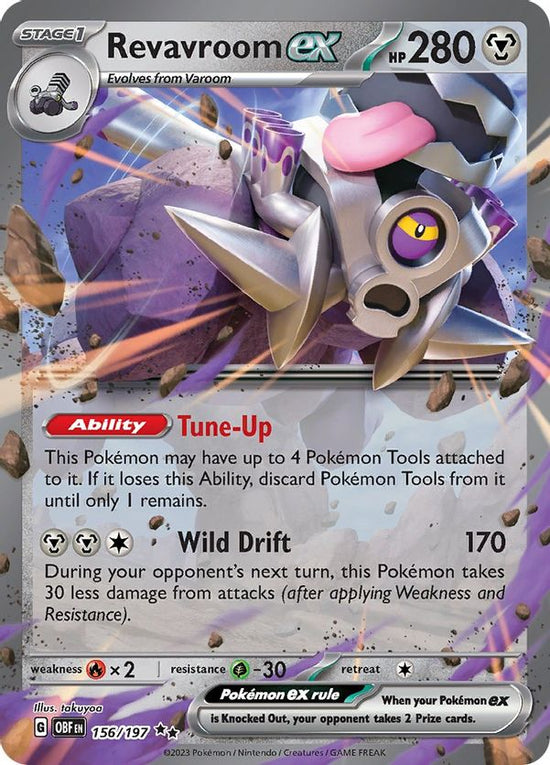 Revavroom ex 156/197 - Double Rare (Español)