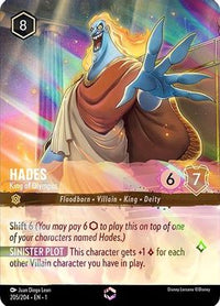 Hades - King of Olympus (Alternate Art) - 205/204 - Enchanted-Kantocards