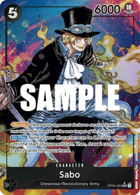 Sabo (Alternate Art) - Super Rare - OP04-083-Kantocards
