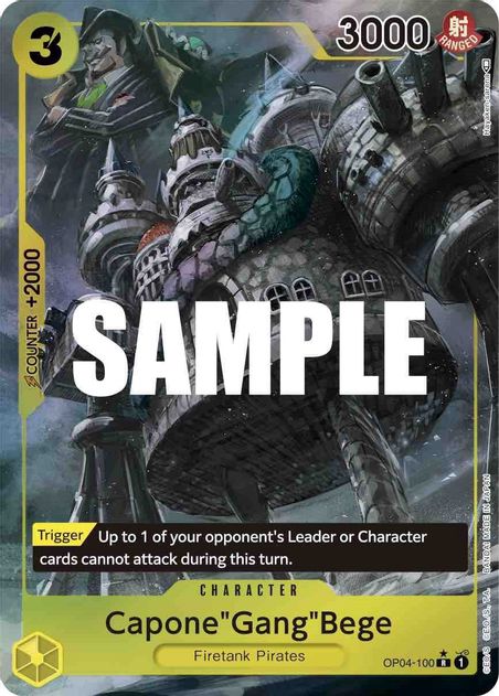 Capone"Gang"Bege (Alternate Art) - Rare - OP04-100
