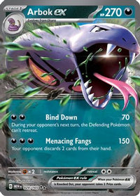 Arbok ex 024/165 - Double Rare-Kantocards