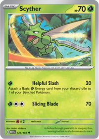 Scyther 123/165 - Uncommon-Kantocards