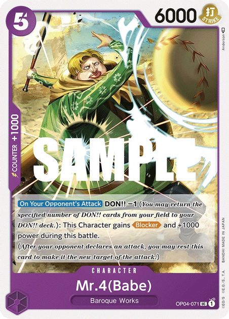 Mr.4(Babe) - Uncommon - OP04-071