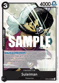 Suleiman - Uncommon - OP04-085-Kantocards