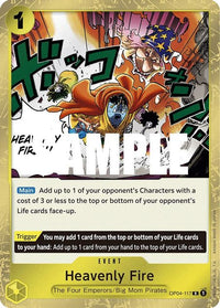Heavenly Fire - Rare - OP04-117-Kantocards