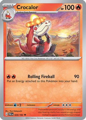 Crocalor 024/182 Reverse Holo