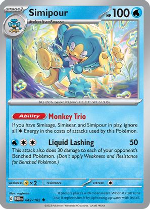 Simipour 042/182 Reverse Holo
