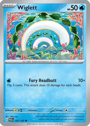 Wiglett 051/182 - Common - Reverse Holo