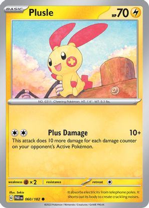 Plusle 060/182 - Common - Reverse Holo