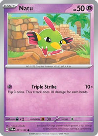 Natu 071/182 - Common - Reverse Holo-Kantocards
