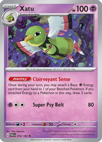 Xatu 072/182 - Rare - Holo-Kantocards