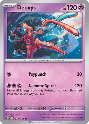 Deoxys 074/182 - Rare - Reverse Holo
