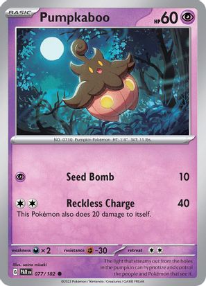 Pumpkaboo 077/182 - Common - Reverse Holo