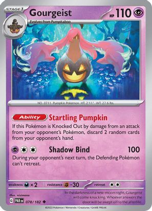 Gourgeist 078/182 - Uncommon - Reverse Holo