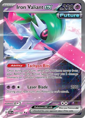 Iron Valiant ex 089/182 - Double Rare - Español