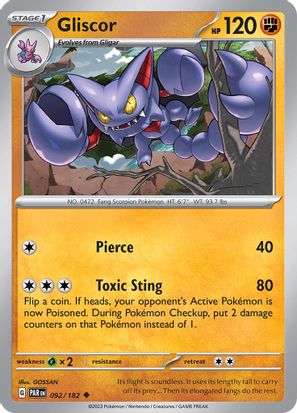 Gliscor 092/182 - Uncommon - Reverse Holo
