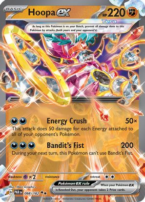 Hoopa ex 098/182 - Double Rare