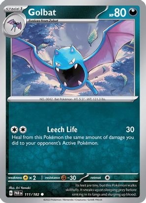 Golbat 111/182 - Common - Reverse Holo