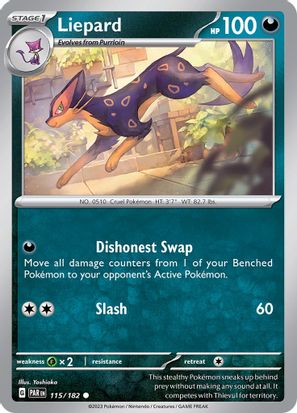 Liepard 115/182 - Common - Reverse Holo