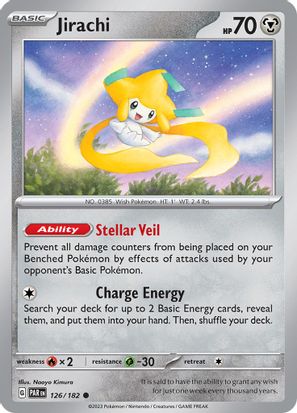 Jirachi 126/182 - Common - Reverse Holo