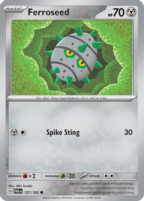 Ferroseed 127/182 - Common - Reverse Holo