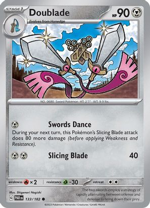 Doublade 133/182 - Common - Reverse Holo