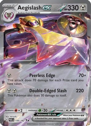 Aegislash ex 135/182 - Double Rare
