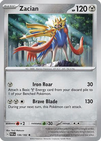 Zacian 136/182 - Rare - Holo-Kantocards