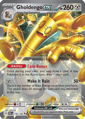 Gholdengo ex 139/182 - Double Rare
