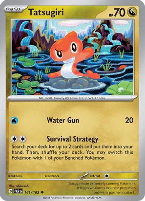 Tatsugiri 141/182 - Uncommon - Reverse Holo